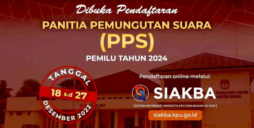 Pengumuman Seleksi Calon Anggota PPS Pemilu 2024