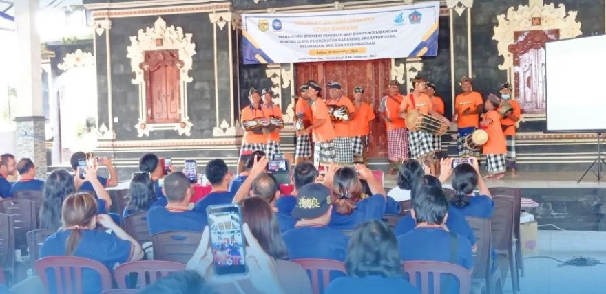 Pemdes Kukuh Kerambitan Terima Kunker Pemdes Se-Kecamatan Mini Minasa Provinsi Kalimantan Tengah