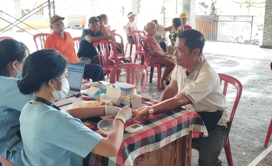 Cegah Komplikasi Penyakit Kronis, Warga Desa Kukuh Kerambitan Antusias Ikuti Prolanis