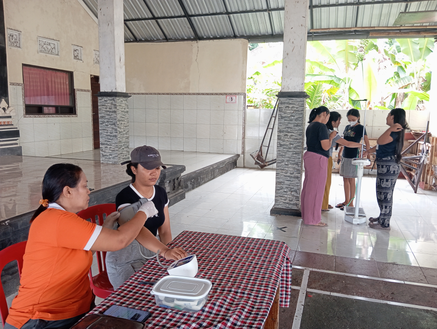 Posyandu Remaja Desa Kukuh Kecamatan Kerambitan bulan Oktober 2025